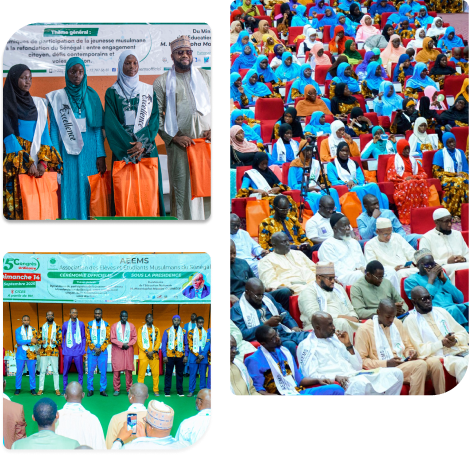 Jeunes étudiants musulmans AEEMS en formation