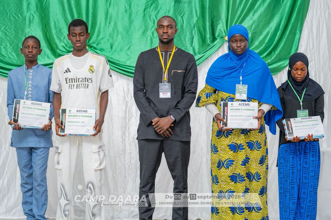 Camp daara : l’excellence célébrée